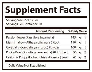 Nerve Harmony Ingredients