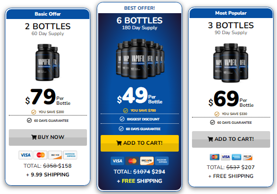 Vapofil price